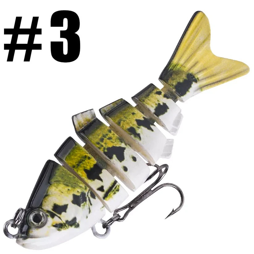 AquaBait™ Fishing Lure for Freshwater & Saltwater Anglers - Realistic Motion - 13