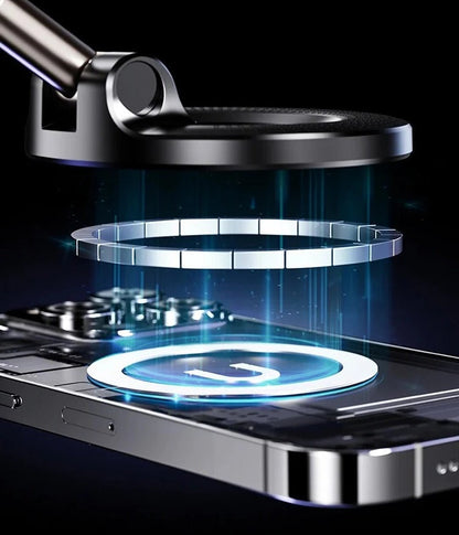 MagnaMount™ Rotating Magnetic Car Phone Holder for Safe Navigation