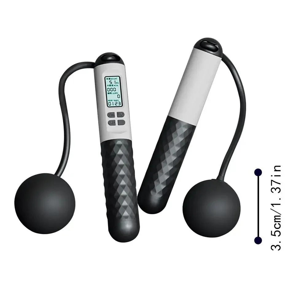 FitFlex™ Cordless Weighted Jump Rope for Indoor Workouts - Perfect for All Fitness Levels