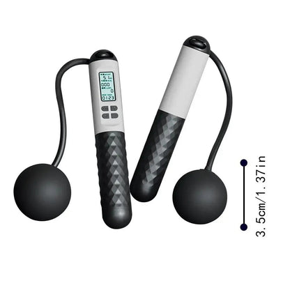 FitFlex™ Cordless Weighted Jump Rope for Indoor Workouts - Perfect for All Fitness Levels