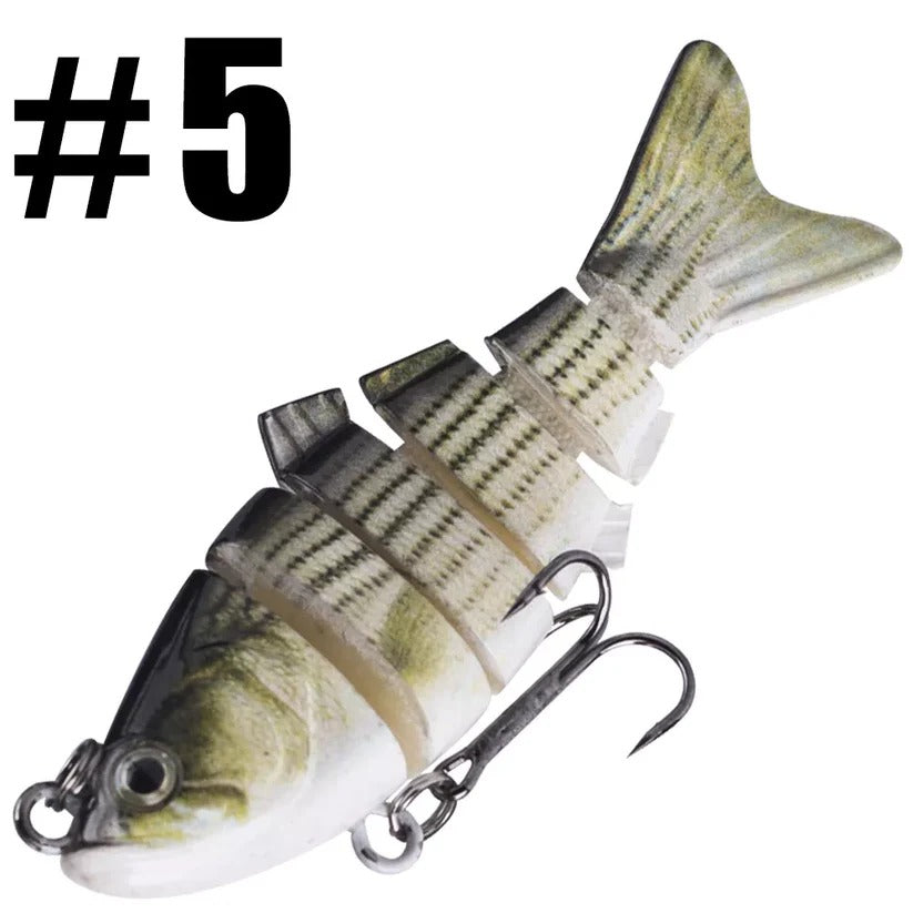 AquaBait™ Fishing Lure for Freshwater & Saltwater Anglers - Realistic Motion - 15