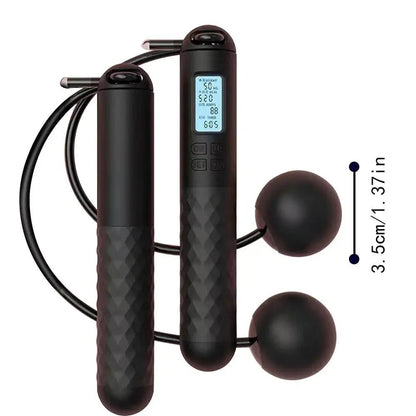 FitFlex™ Cordless Weighted Jump Rope for Indoor Workouts - Perfect for All Fitness Levels