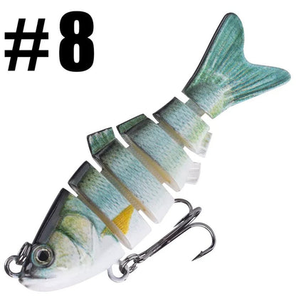 AquaBait™ Fishing Lure for Freshwater & Saltwater Anglers - Realistic Motion - 18