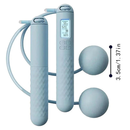 FitFlex™ Cordless Weighted Jump Rope for Indoor Workouts - Perfect for All Fitness Levels