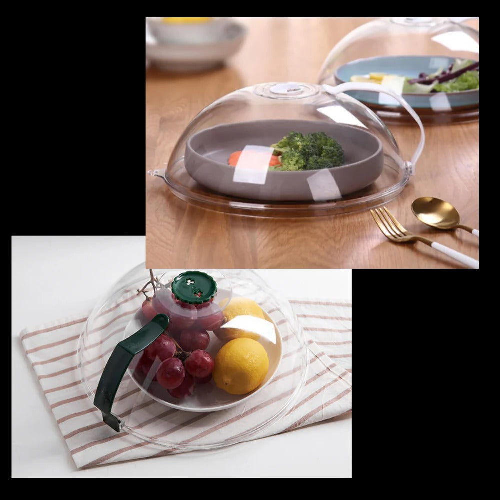 CleanWave™ Microwave Cover - Silicone Food & Plate Protector for Easy Cleanup - 5