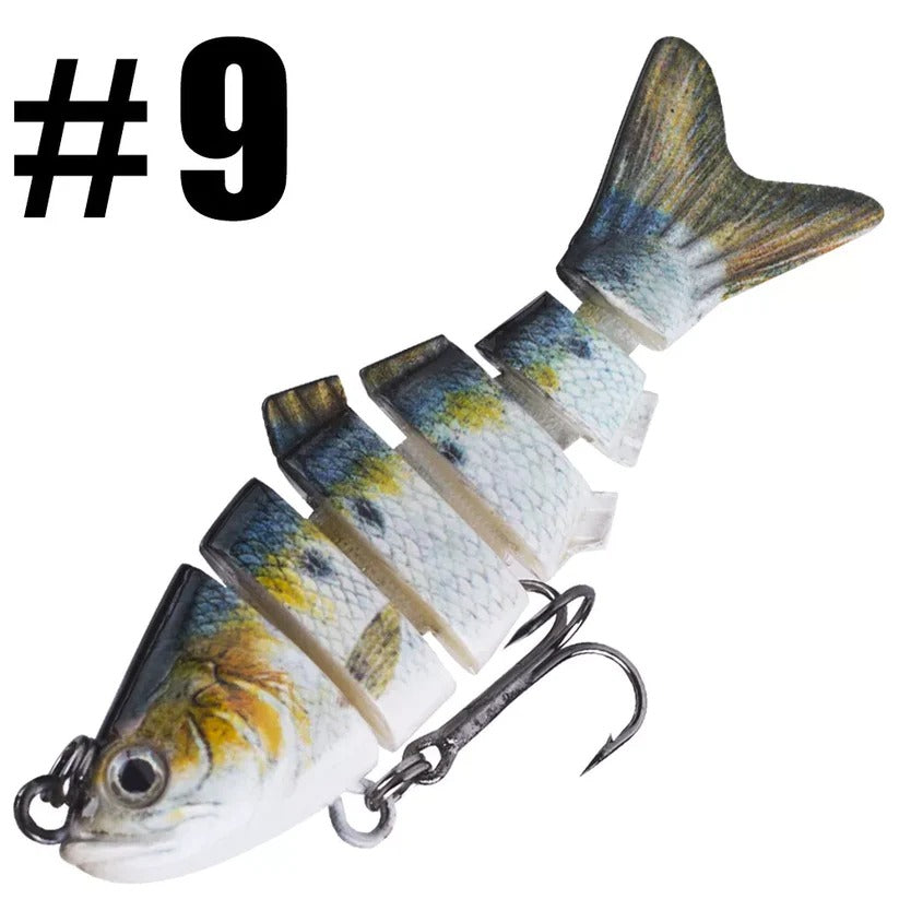 AquaBait™ Fishing Lure for Freshwater & Saltwater Anglers - Realistic Motion - 19