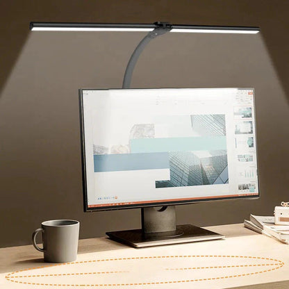 BrightLight™ Dual-Head Desk Lamp for Modern Workspaces and Enhanced Productivity