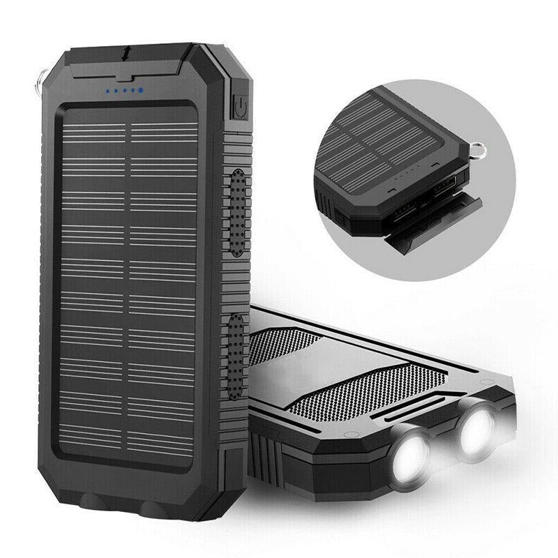 PowerMax™ Waterproof Solar Charger - 500000mAh Portable Solar Phone Charger for Outdoor Use - 1