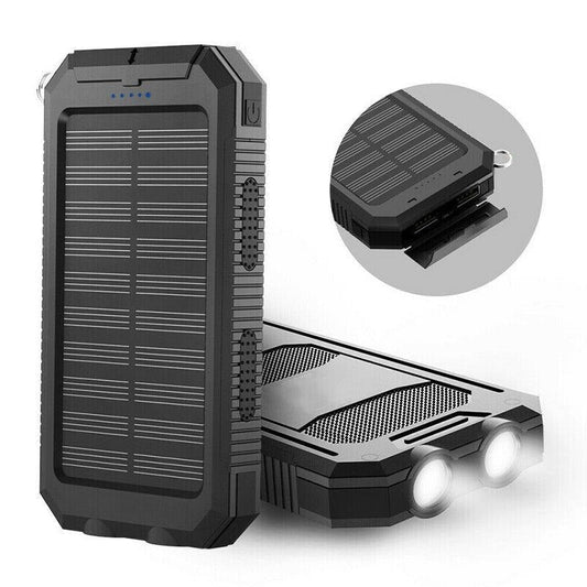 PowerMax™ Waterproof Solar Charger - 500000mAh Portable Solar Phone Charger for Outdoor Use - 1