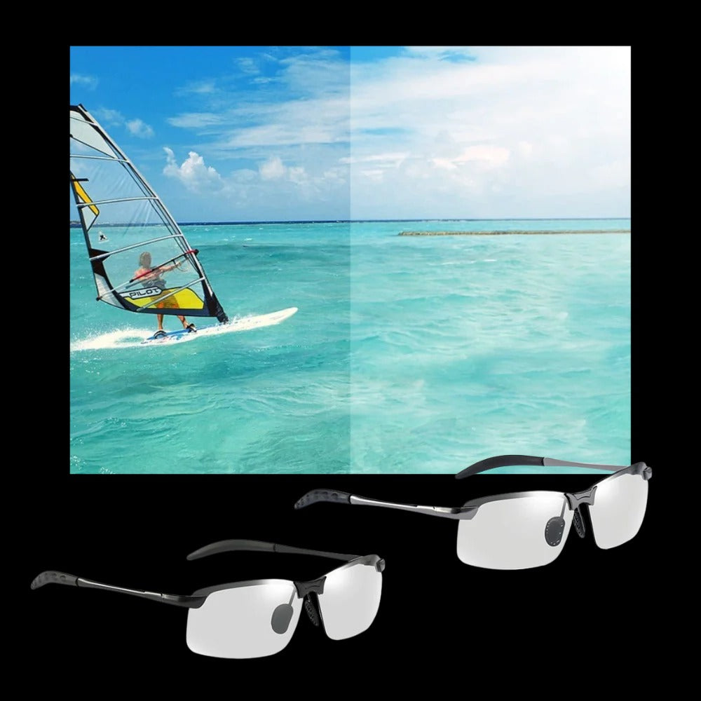 SunShield™ Photochromic UV Sunglasses for Men - Ultimate Eye Protection