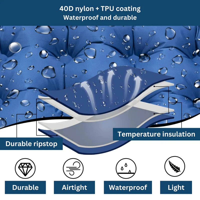 AdventureMate™ Ultralight Sleeping Pad for Camping and Outdoor Enthusiasts - 6