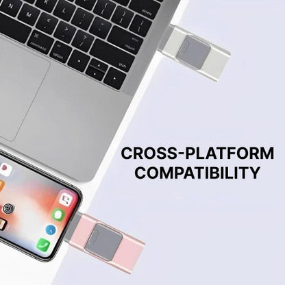 DataMate™ 4-in-1 USB Flash Drive for iPhone, Android, and PC Users - 11