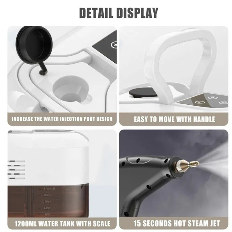 SteamMaster™ 2500W High Pressure Steam Cleaner for Effortless Deep Cleaning - 7