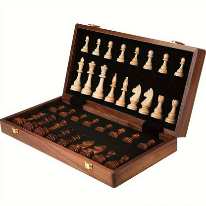 ClassicChess™ Wooden Chess Set – Ideal for Players of All Levels