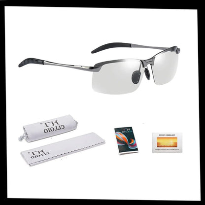 SunShield™ Photochromic UV Sunglasses for Men - Ultimate Eye Protection