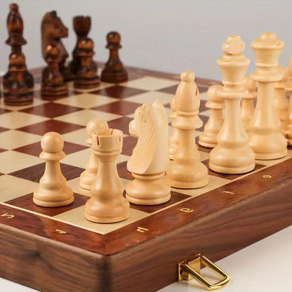ClassicChess™ Wooden Chess Set – Ideal for Players of All Levels