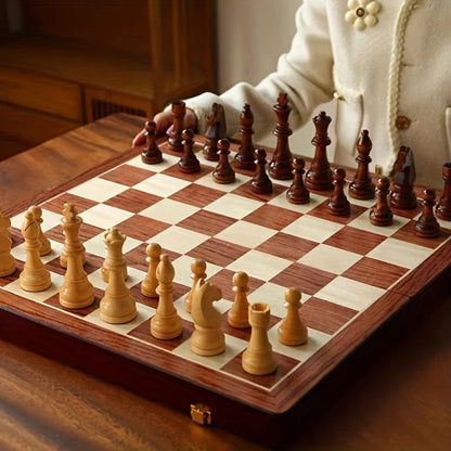 ClassicChess™ Wooden Chess Set – Ideal for Players of All Levels