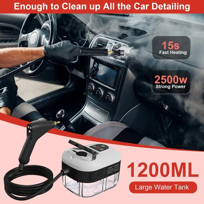 SteamMaster™ 2500W High Pressure Steam Cleaner for Effortless Deep Cleaning - 9