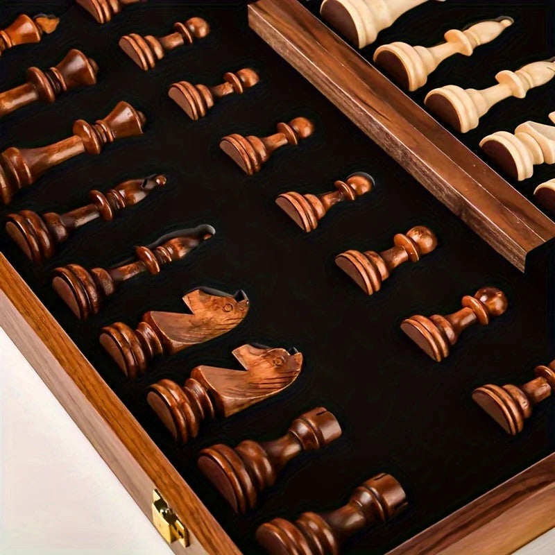 ClassicChess™ Wooden Chess Set – Ideal for Players of All Levels
