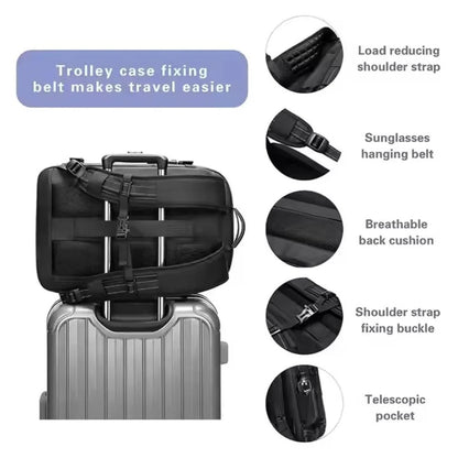 TravelPro™ Vacuum Travel Backpack for Efficient Packing and Organization