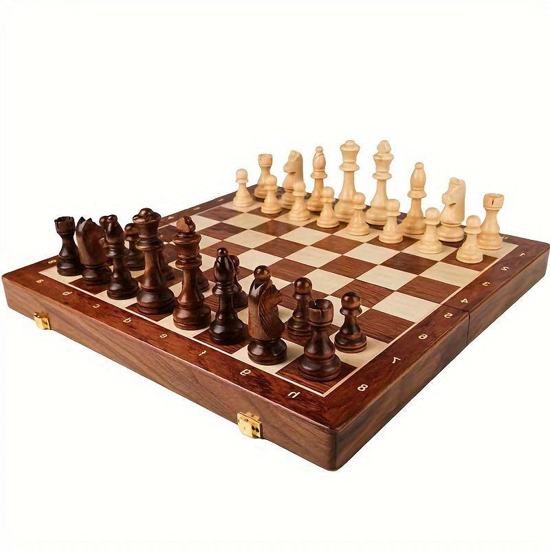 ClassicChess™ Wooden Chess Set – Ideal for Players of All Levels