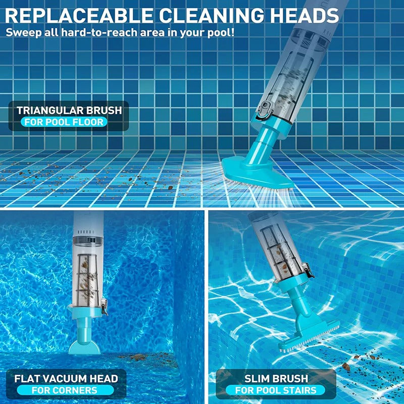 AquaClean™ Cordless Pool Vacuum Cleaner for Effortless Above Ground Pool Cleaning - 7