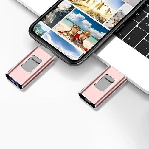 DataMate™ 4-in-1 USB Flash Drive for iPhone, Android, and PC Users - 12