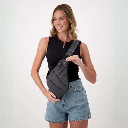 SecureCarry™ Black Crossbody Bag for Unisex Everyday Use – Anti-Theft Design