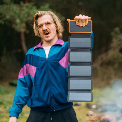EcoCharge™ High-Capacity Solar Power Bank - Best Portable Charger for Adventurers