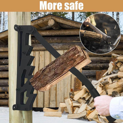 FireMaster™ Wall-Mounted Kindling Splitter for Effortless Wood Preparation - 3