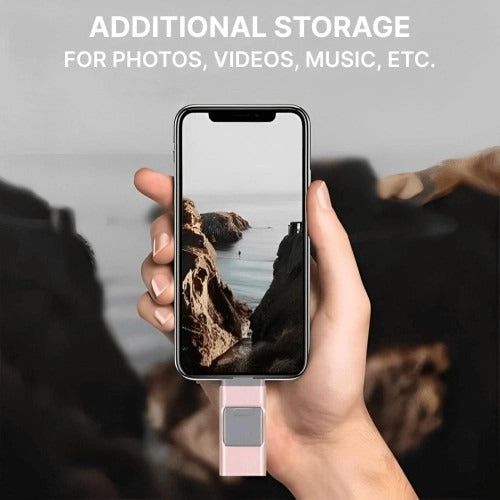 DataMate™ 4-in-1 USB Flash Drive for iPhone, Android, and PC Users - 13