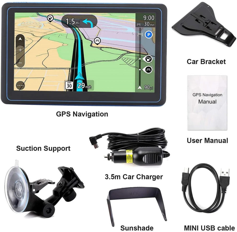 SmartNav™ 7 GPS Navigation System for Cars & Trucks - Reliable Truckers GPS