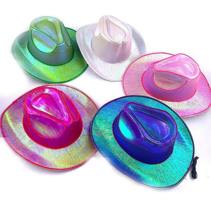 BrightStar™ LED Cowboy Hat for Parties and Themed Events 12