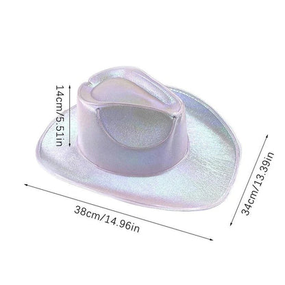 BrightStar™ LED Cowboy Hat for Parties and Themed Events 13