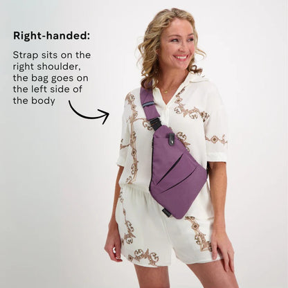 SecureCarry™ Black Crossbody Bag for Unisex Everyday Use – Anti-Theft Design