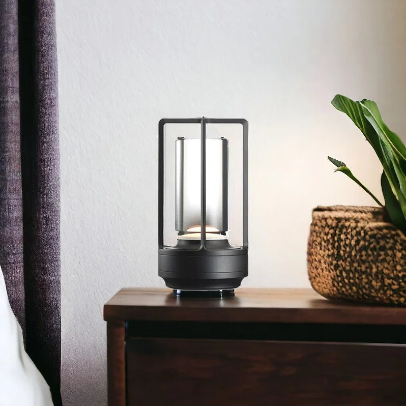 LumiGlow™ Modern Cordless Table Lamp for Stylish Bedside and Desk Lighting