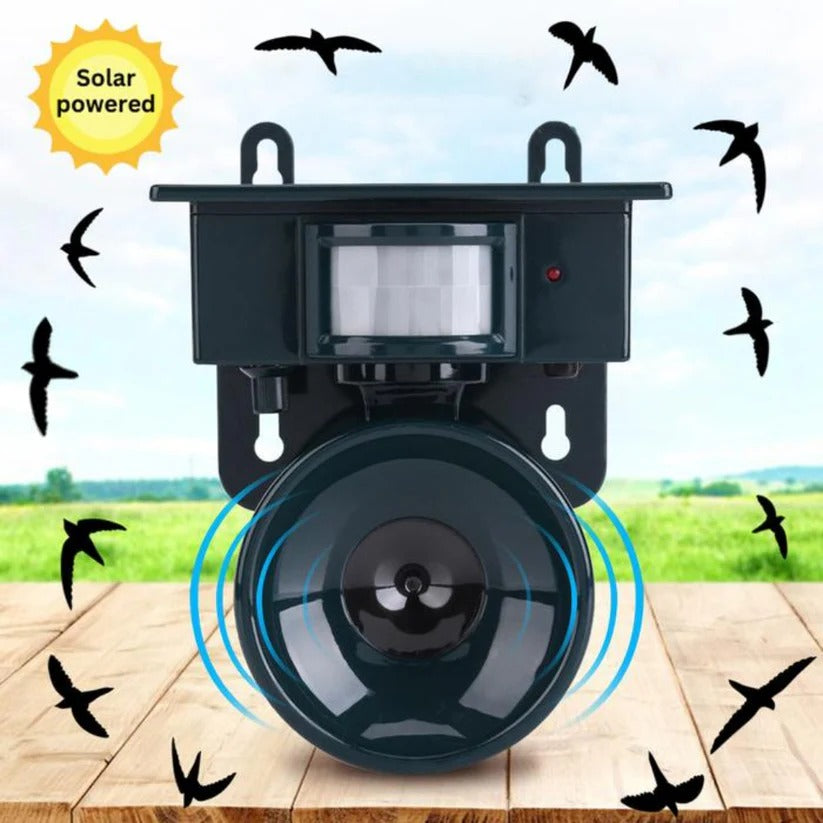 EcoGuard™ Motion Sensor Bird Repeller: Effective Sound Deterrent for Outdoor Spaces - 8