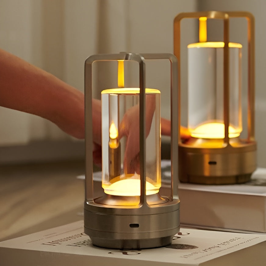 LumiGlow™ Modern Cordless Table Lamp for Stylish Bedside and Desk Lighting