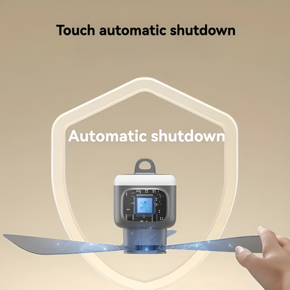 BreezeMaster™ Portable Wireless Ceiling Fan for Effortless Comfort Anytime 5