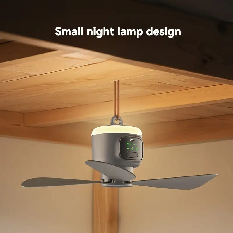 BreezeMaster™ Portable Wireless Ceiling Fan for Effortless Comfort Anytime 4