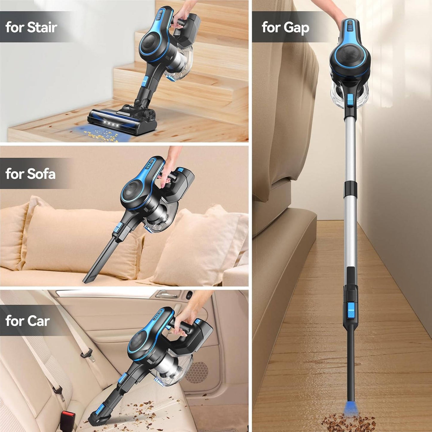 CleanSweep™ Cordless Vacuum Cleaner – Best Cordless Vacuum for Effortless Home Cleaning 6
