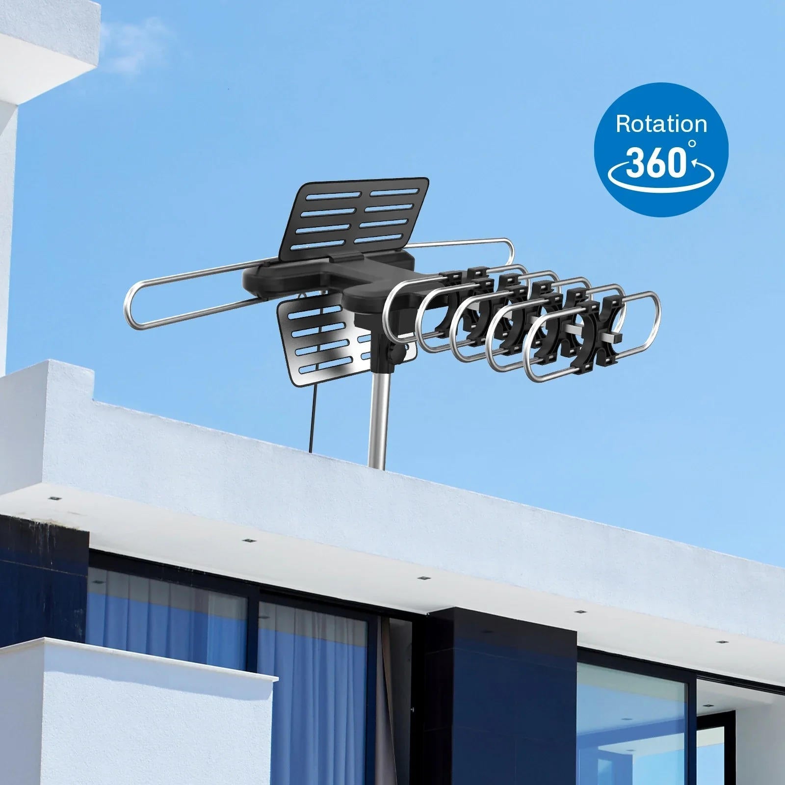 VisionWave™ 2025 Long Distance Digital Outdoor HD TV Antenna for Clear Viewing - 4