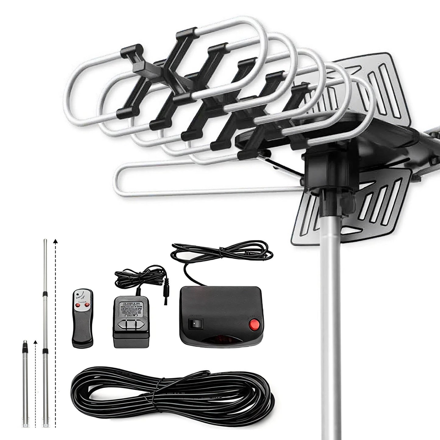 VisionWave™ 2025 Long Distance Digital Outdoor HD TV Antenna for Clear Viewing - 8