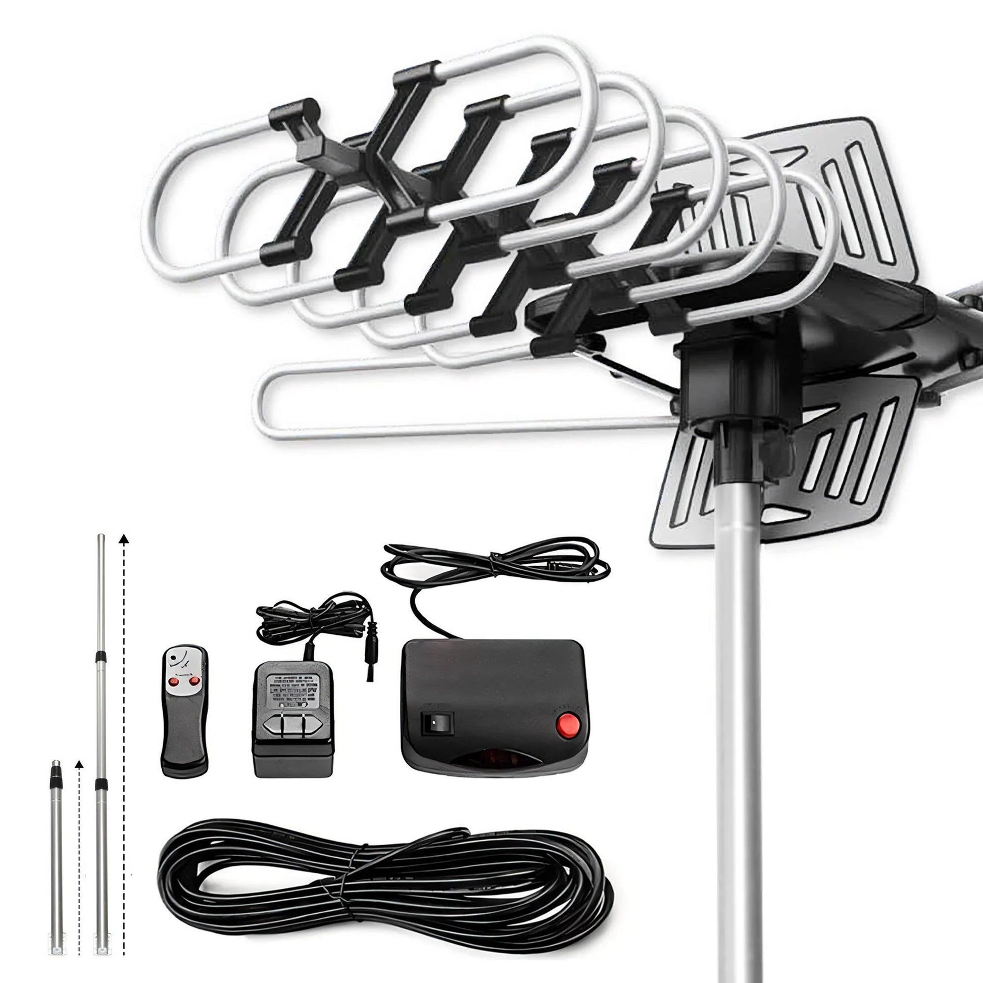 VisionWave™ 2025 Long Distance Digital Outdoor HD TV Antenna for Clear Viewing - 8