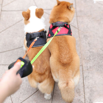 PawBuddy™ Anti-Tangle Double Dog Leash for Easy Walks with Two Dogs - 2