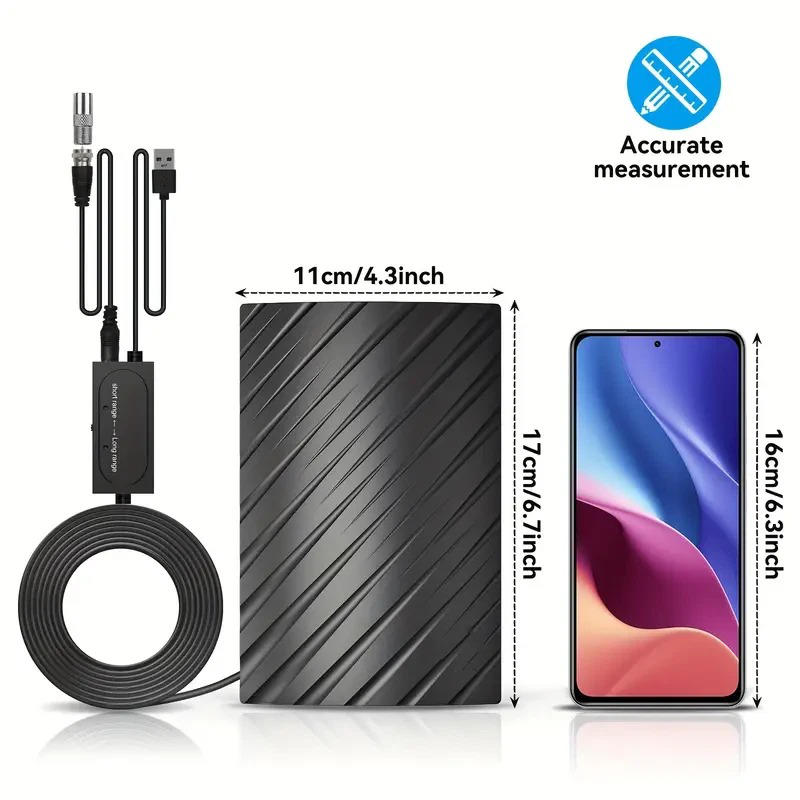 Long Distance 2025™ Digital TV Antenna - 460 Mile Range for Indoor/Outdoor Use - 8