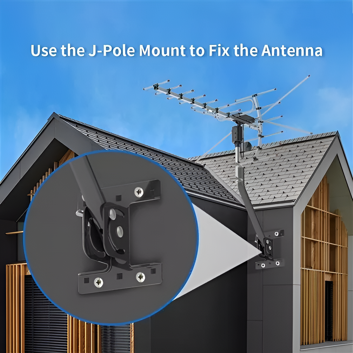 Extra Range 2025™ Digital Outdoor HD TV Antenna for Clear Signal Reception - 5