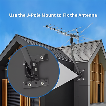 Extra Range 2025™ Digital Outdoor HD TV Antenna for Clear Signal Reception - 5