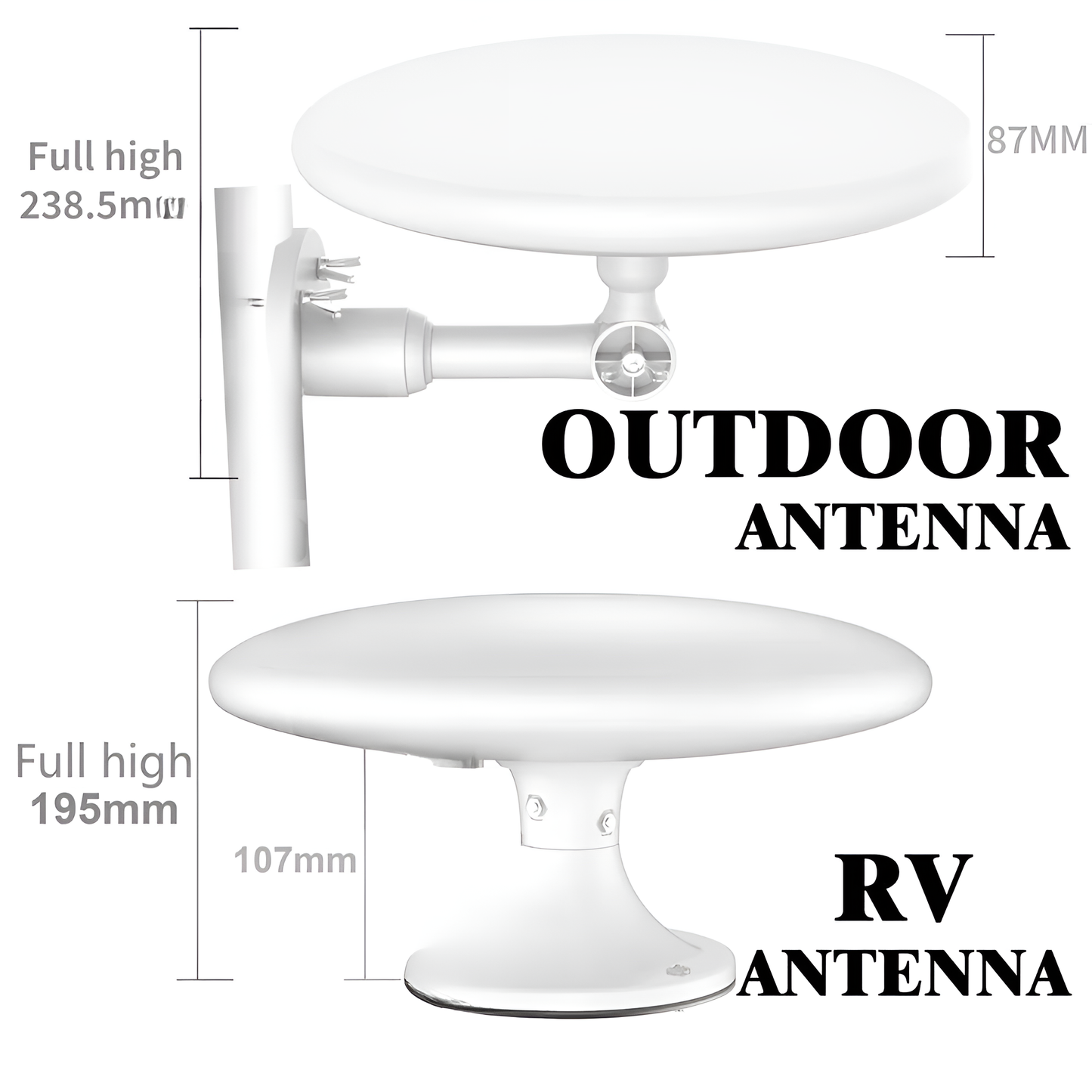 SignalMaster™ Long Range Outdoor HD TV Antenna for Clear Digital Reception - 5