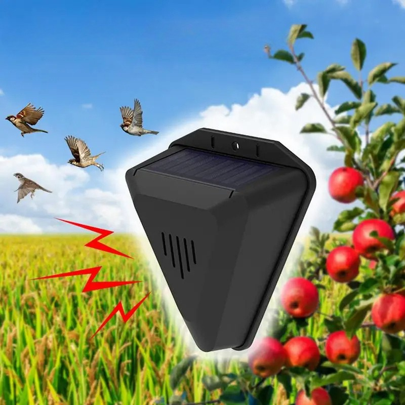 EcoGuard™ Solar Bird Deterrent Repeller - Humane Solution for Garden Protection